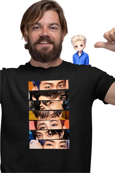 OEM t-shirt Shirt Kpop BTS Eyes Bangtan