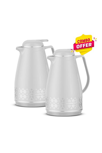 Zen Store 2PC Combo Vacuum Insulated Thermal Flask Set – Hot & Cold Beverage Jug