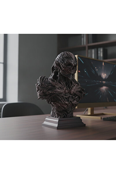 OUT OF BOX Dark Sci-Fi Design Decorative Statue - Artistic Figure for Office ...