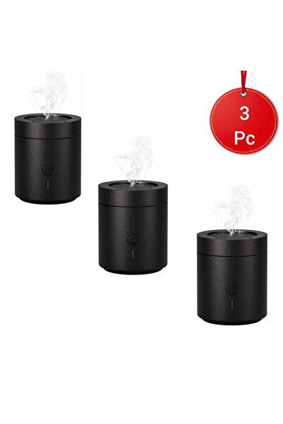 Generic طقم من 3 قطع: مبخرة كهربائية محمولة قابلة لإعادة الشحن مع منفذ USB لل...