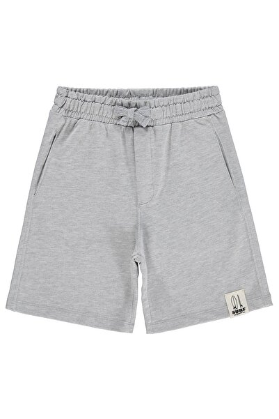 Civil Boys Basic Labelled Capri for 6-9 Years - Gray
