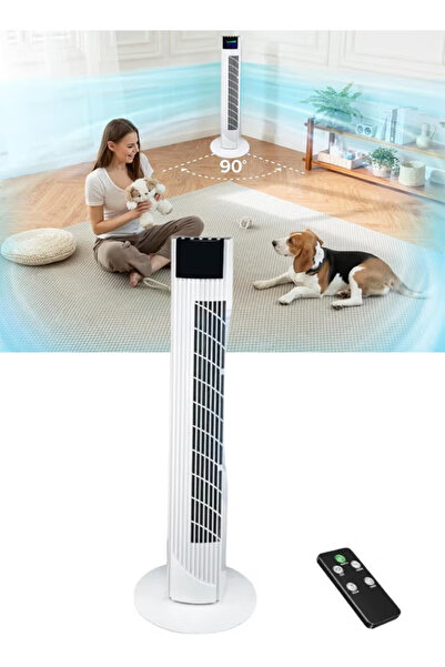 TAPIT Tower Fan with Remote Control 36'' cooling Fan with 3 Speeds 3 Modes 1-...