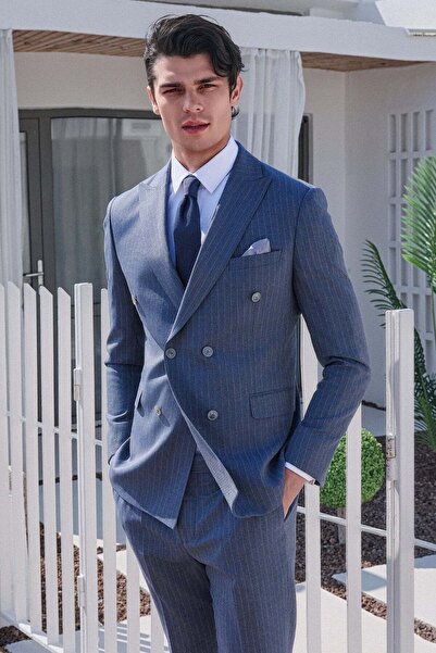 İmza White Hard Collar Long Sleeve Filafil Slim Fit Cotton Shirt 1004260008