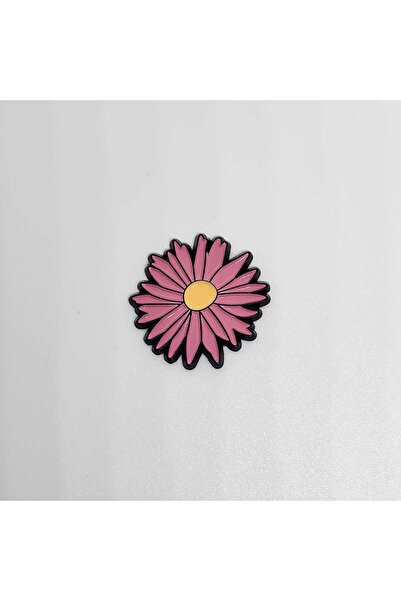 Generic Pink Daisy Flower Metal Sticker for iPhone, Glossy Finish, Self-Adhes...