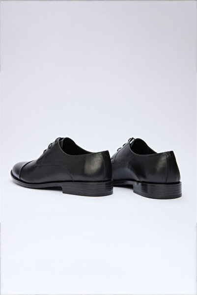 İmza Black Lace-Up 100% Leather Classic Shoes 1033265171