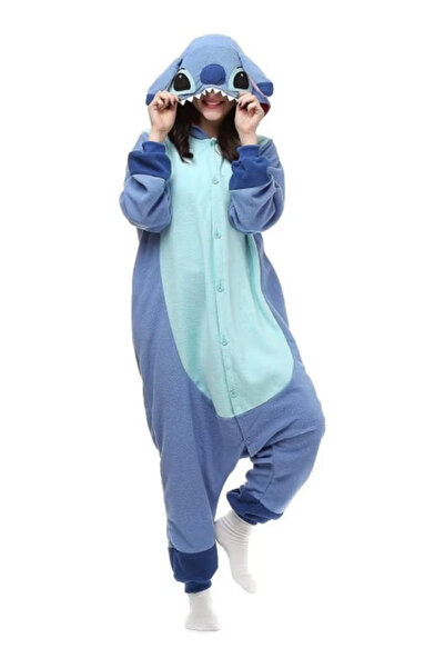GGEROU Stitch Adult Onesie Animal Pajamas,Stitch Cosplay Costumes,Adult Hoodi...