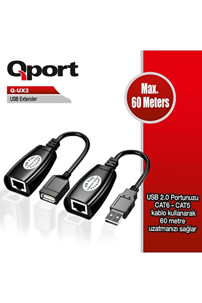 OEM كيو بورت 60 إم يو إس بي إكستيندر 2 عبوة (Q-UX2)