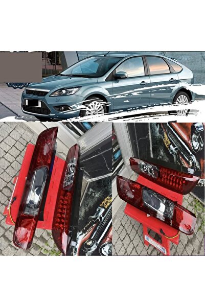 X POWER TUNİNG FORD FOCUS 2.5 2005-2015 MK2.5H.B KIRMIZI FÜME LEDLİ ARKA STOP