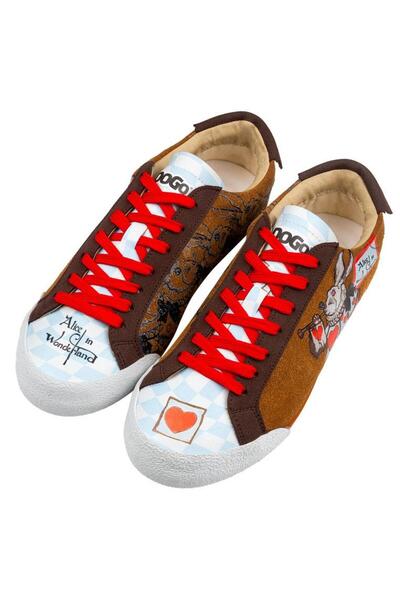 Dogo Women's Vegan Leather Multi-Color Sneakers - Alice in Nowhere Design