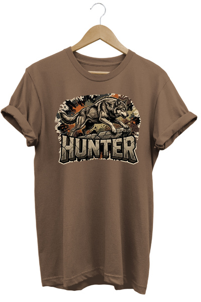 WİDİ Unisex Basset Hound Printed T-Shirt - Hunter Dogs Series Crew Neck Cotto...