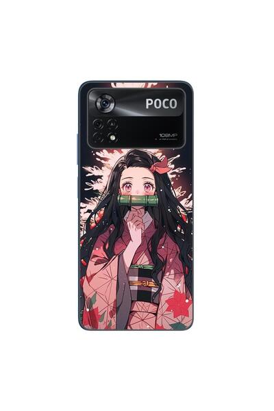 OEM Husa compatibila cu Xiaomi Poco X4 Pro Silicon Gel Tpu Model Demon Slayer...