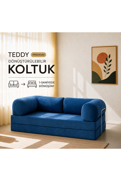 ROZALİNA CONCEPT 100x200 Legom Aktivite Kanepe - Fitilli Kadife Yıkanır Silin...