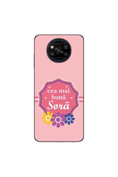 OEM Калъф, съвместим с Xiaomi Poco X3 Pro, силиконов гел TPU, десен Best Sister