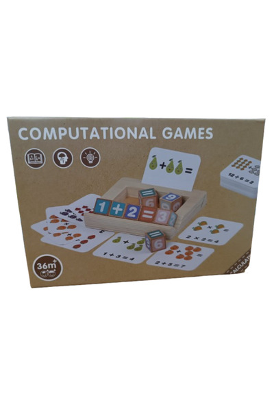 OEM Set Educational Matematica din Lemn pentru Copii