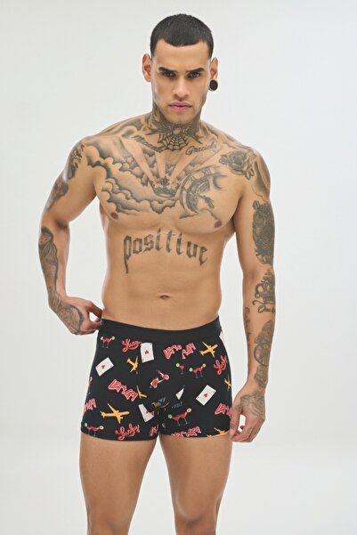 Soma Boxer "SOMA" LET'S GO-BLACK