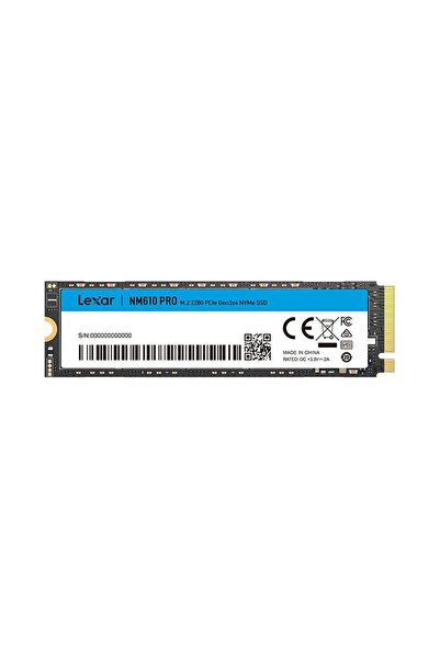 Lexar NM610PRO SSD, M.2 2280 PCIe Gen3x4 NVMe 1.4 SSD 1TB Internal, Up to 330...