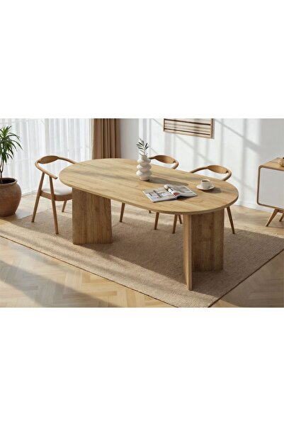 Rani Mobilya Rani Home Yemek Masası Cadiz Meşe 180Cm GA-5312