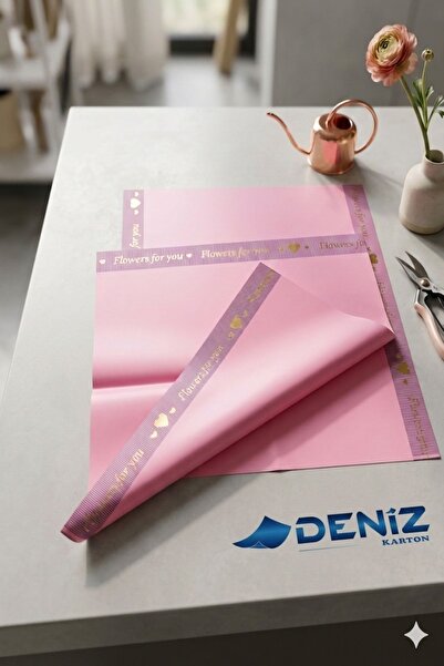 Deniz Karton HEDİYE PAKETİ KAĞIDI, ÇİÇEK BUKET KAĞIDI, OPP 1 ADET