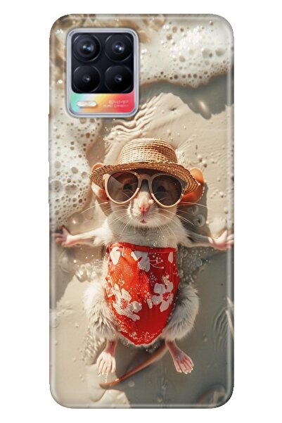 realme 8 - 8 Pro Kılıf Plaj Keyfi Temalı Desenli Darbe Emici Silikon