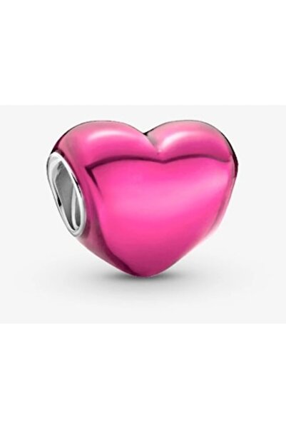 Pandora Charm tip inima Roz - Argint 925