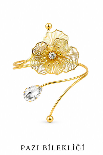 Jack Ferrero Spiral twist design gold adjustable arm bicep bracelet
