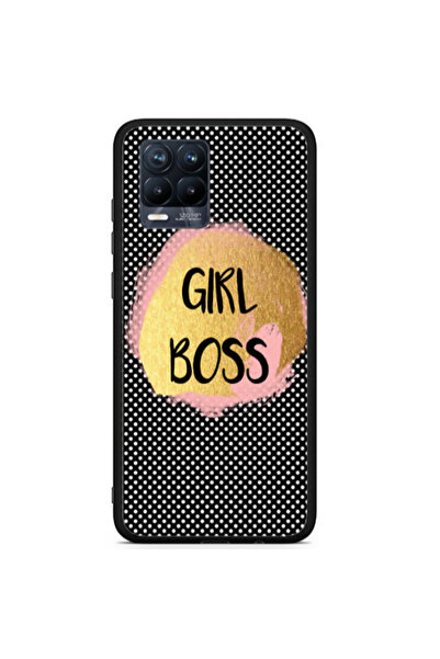 Other Realme 8 i Girl boss make up Black Glossy Θήκη