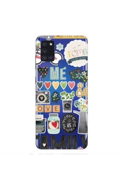 Other Samsung A21S Family love home Transparent Silicone TPU Θήκη