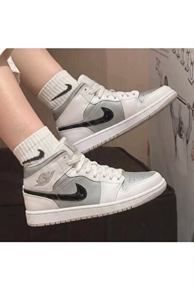 Nike Air Jordan 1 Mid SE 'Inspired By the Greatest' Gs Unisex Spor Basketbol ...