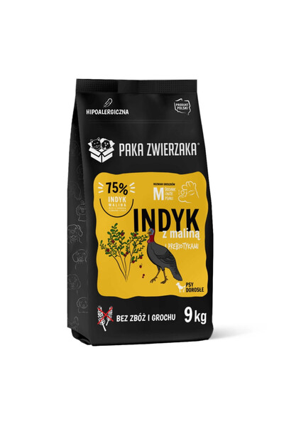 PAKA ZWIERZAKA Seventh Heaven Pet Pack Turkey with Raspberry 9kg