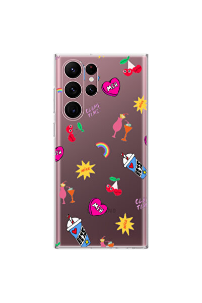 Other Samsung S22 Ultra glam time Transparent Silicone TPU Θήκη