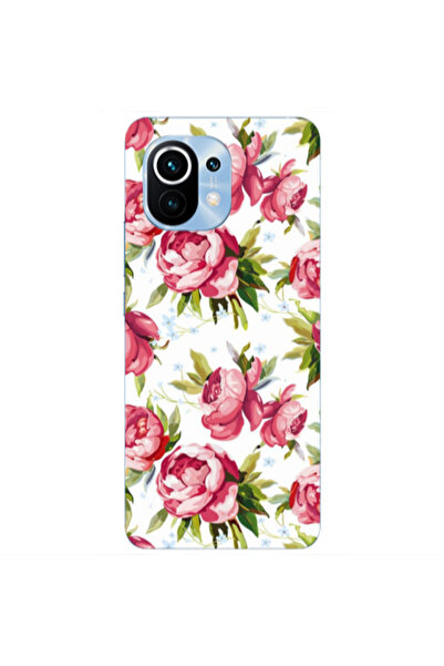 Other Xiaomi Mi 11 Roses and laves Transparent Silicone TPU Θήκη
