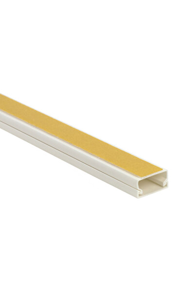 DLX Cable duct 20x10 mm with adhesive, 2m - PVCA-206-10