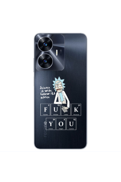 Other Realme Note 50 Rick Scince is wise Transparent Silicone TPU Θήκη