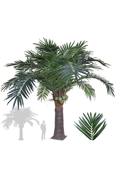 Roberto Rossi Palmier artificial H300cm Phoenix, coroana D420cm cu protectie UV