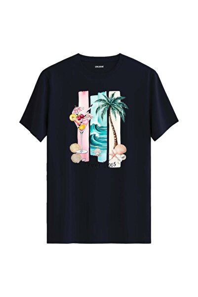 Colermi Summer Breeze Beach Themed T-Shirt