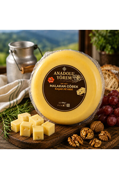 Anadolu Yörem Malakan Göbek Kaşar Peyniri 1000 g