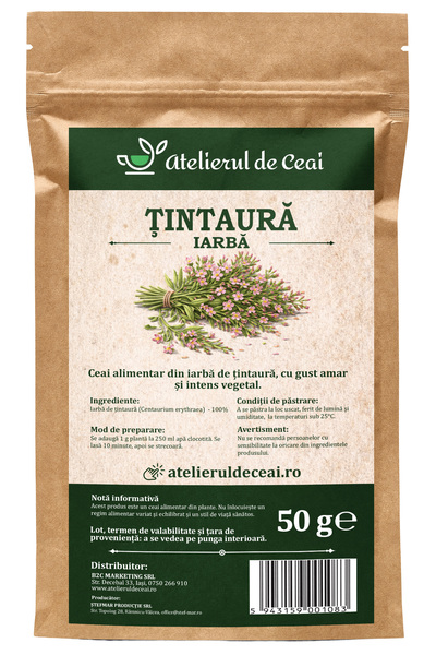 atelierul de ceai Ceai de iarbă de țintaură