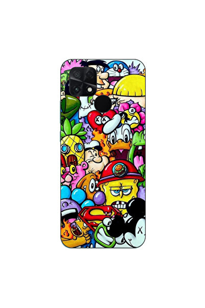 OEM Husa compatibila cu Xiaomi Poco C40 Silicon Gel Tpu Model Pop Art Cartoons