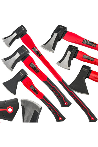 Red Technic Set de 3 topoare, Red Tehnic, pentru tâmplărie și despicat lemne,...