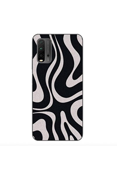 OEM Калъф, съвместим с Xiaomi Redmi 9T, силиконов гел TPU, монохромен хипноти...