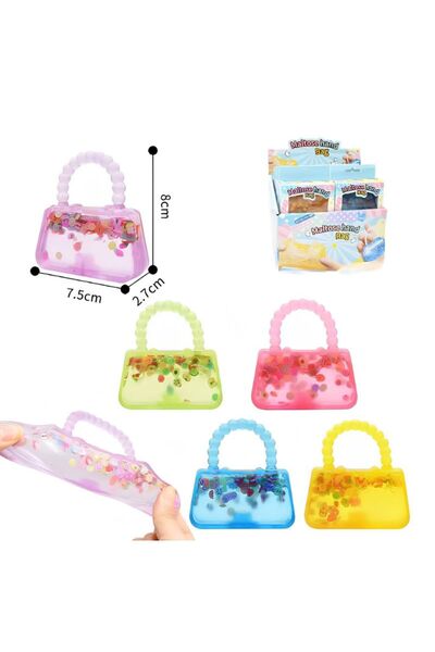 SHOP LIKE A PRO Transparent Squishy Bag 7.5 cm, Maltose Hand Bag, Antistress ...