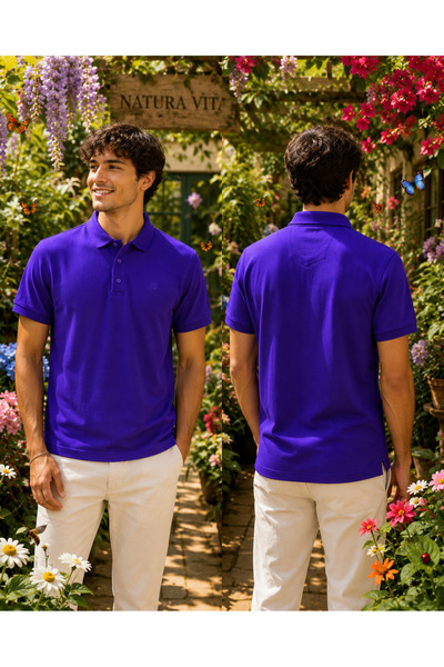 reepi Tricou din bumbac piqué cu guler polo