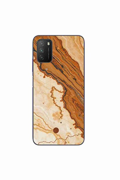 OEM Case compatible with Xiaomi Poco M3 Silicon Gel Tpu Pattern Caramel Marbl...
