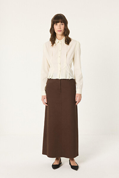 Touché Privé Pleated Waist Stoned Shirt