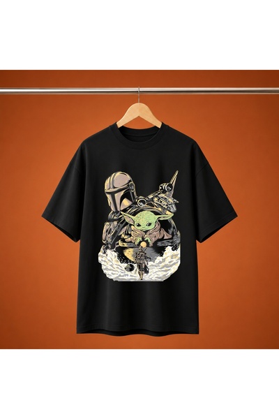 Mandalorian Baskili Oversize Unisex Tisort