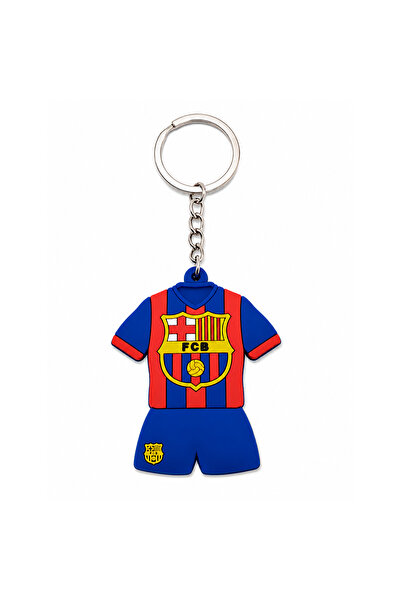 Generic FC Barcelona Jersey Keychain Rubber Crest Design, Fan Gift Accessory ...