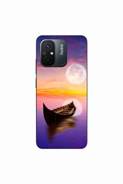 OEM Case compatible with Xiaomi Redmi 12C Silicon Gel Tpu Model Moonlit Serenity