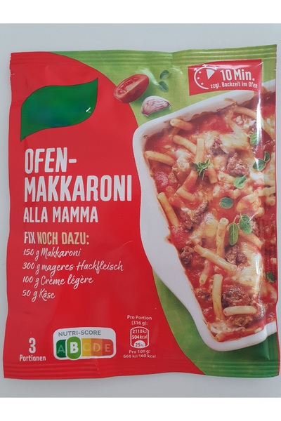 ALDİ OFEN-MAKKARONİ ALLA MAMMA