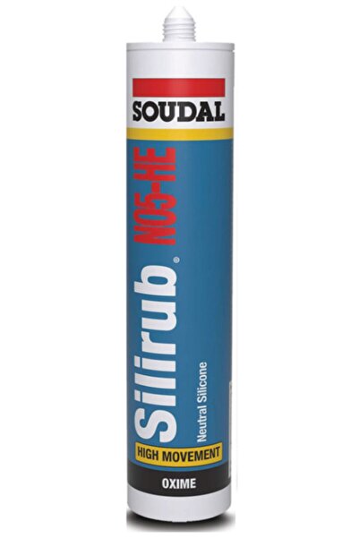 Soudal Silirub No5-He Nötr Dış Cephe Silikonu 300 ml Şeffaf