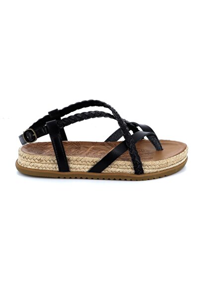 Blowfish Malibu Γυναικείο Πέδιλο Χρώματος Μαύρο FOXTAIL ROPE BF8940R